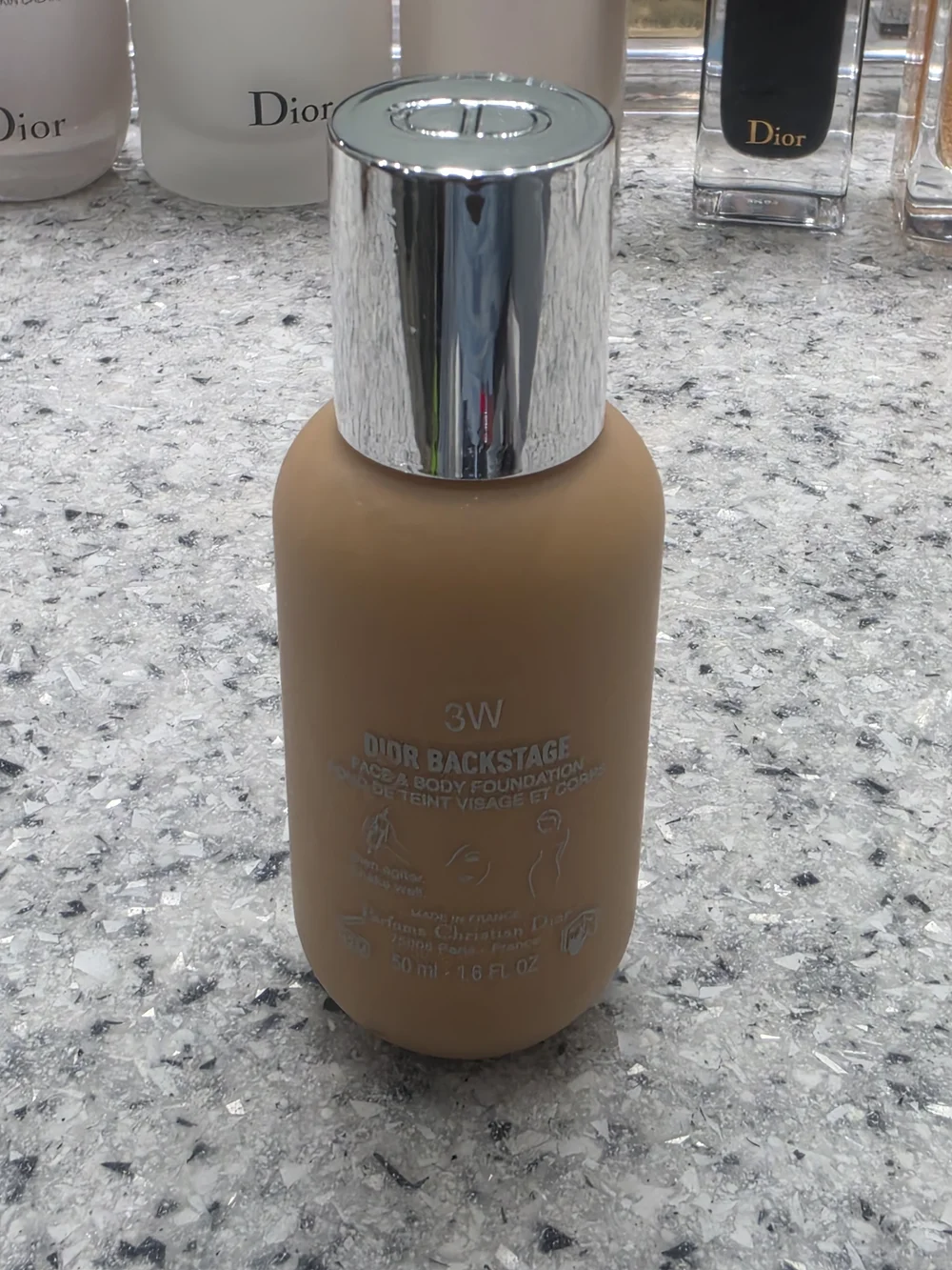Dior Backstage Face And Body Foundation - Warm Golden Peach (3W)